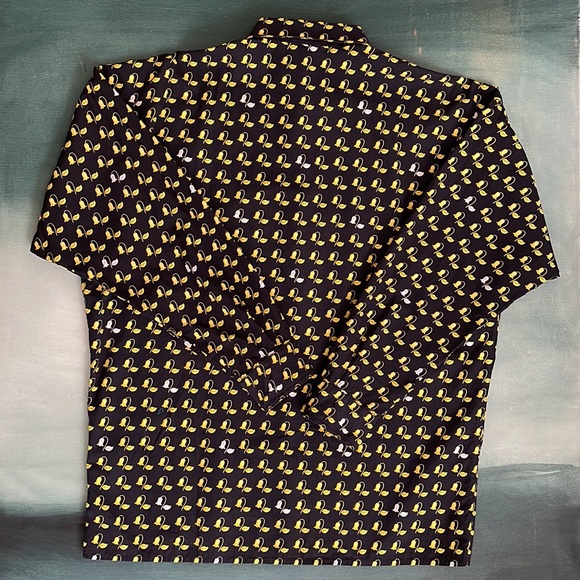 Vintage Gianni Versace Istante Button Down Shirt Floral - Picture 13 of 15